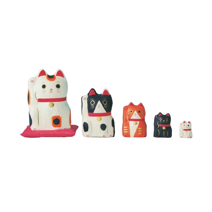 ベルメゾン（BELLE MAISON） 招き猫 インテリア 置物 張り子製法 ねこ