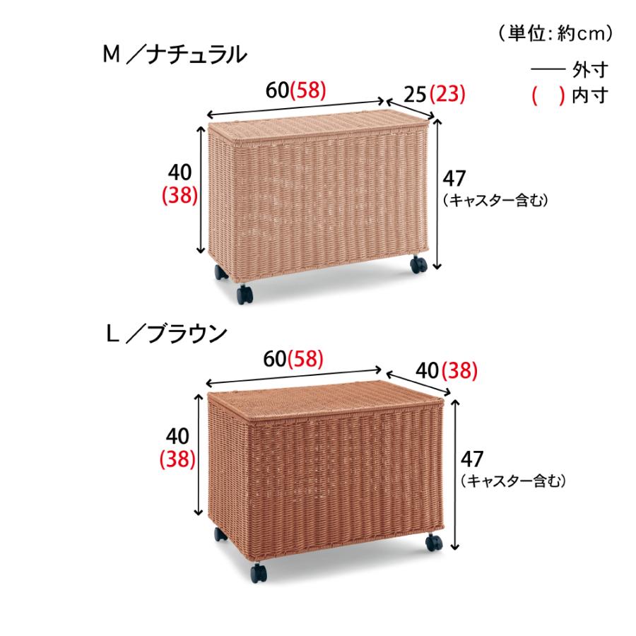 ベルメゾン（BELLE MAISON） バスケット 収納バスケット 収納ボックス