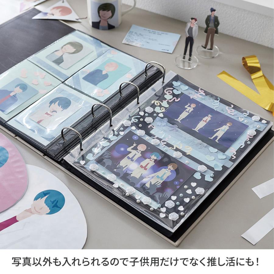 ベルメゾン（BELLE MAISON） アルバム 大容量 400枚 ポケット式