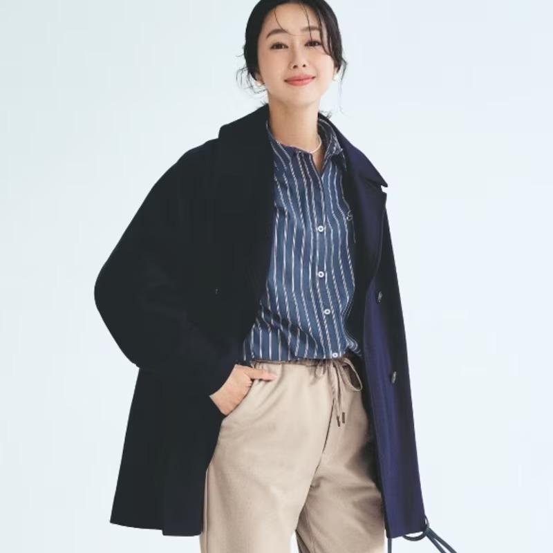 ベルメゾン（BELLE MAISON） Pコート レディース 上着 アウター 羽織