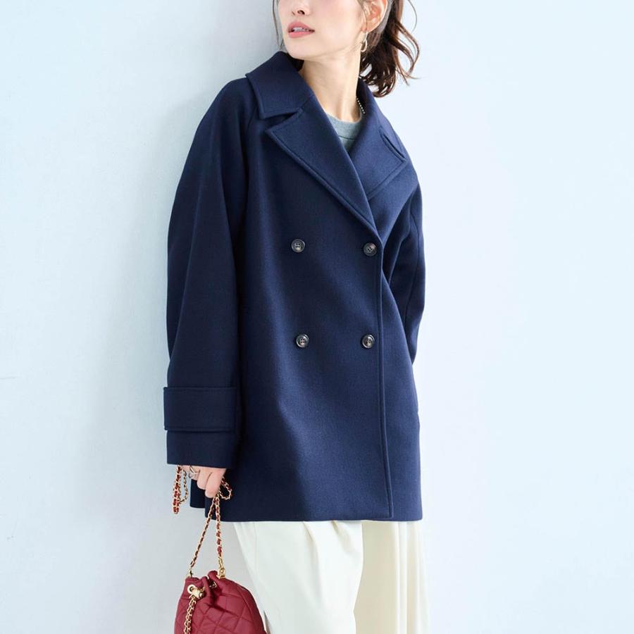 ベルメゾン（BELLE MAISON） Pコート レディース 上着 アウター 羽織
