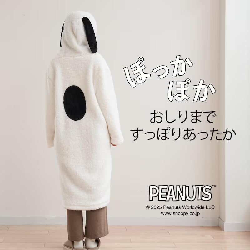 PEANUTS 着る毛布 毛布 ブランケット 着る ユニセックス スヌーピー