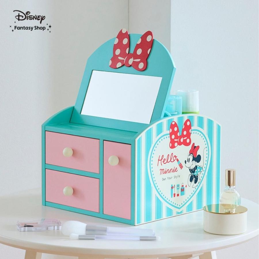 Disney（ディズニー） メイクボックス 化粧箱 ミラー付き メイク道具