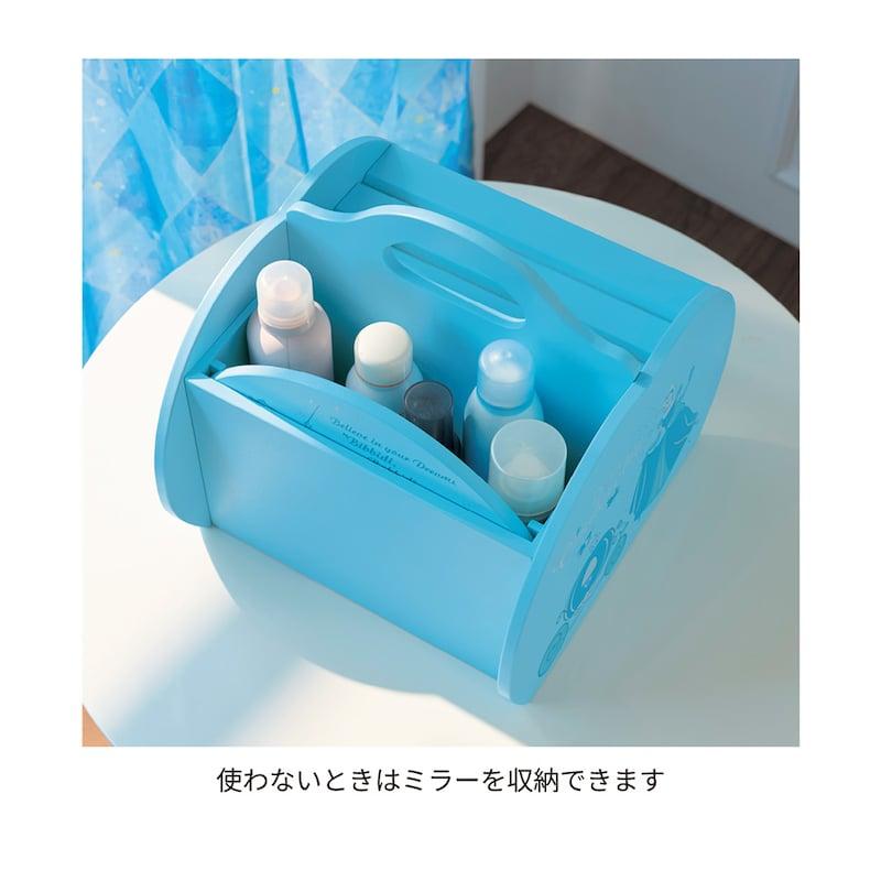 Disney（ディズニー） メイクボックス 化粧箱 ミラー付き メイク道具