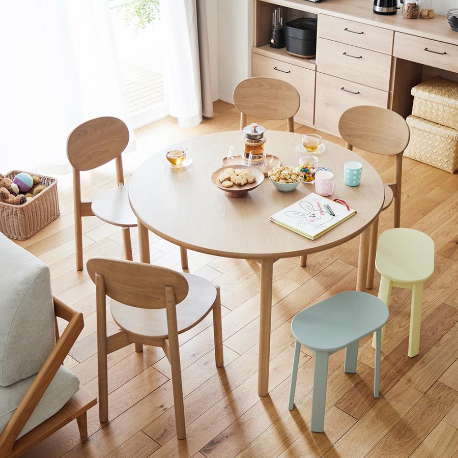 ベルメゾン（BELLE MAISON） ダイニングテーブル 円形 テーブル 食卓