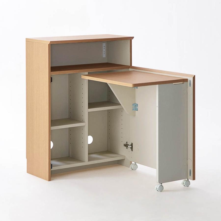 ベルメゾン（BELLE MAISON） ラック デスク チェスト 収納ラック pc