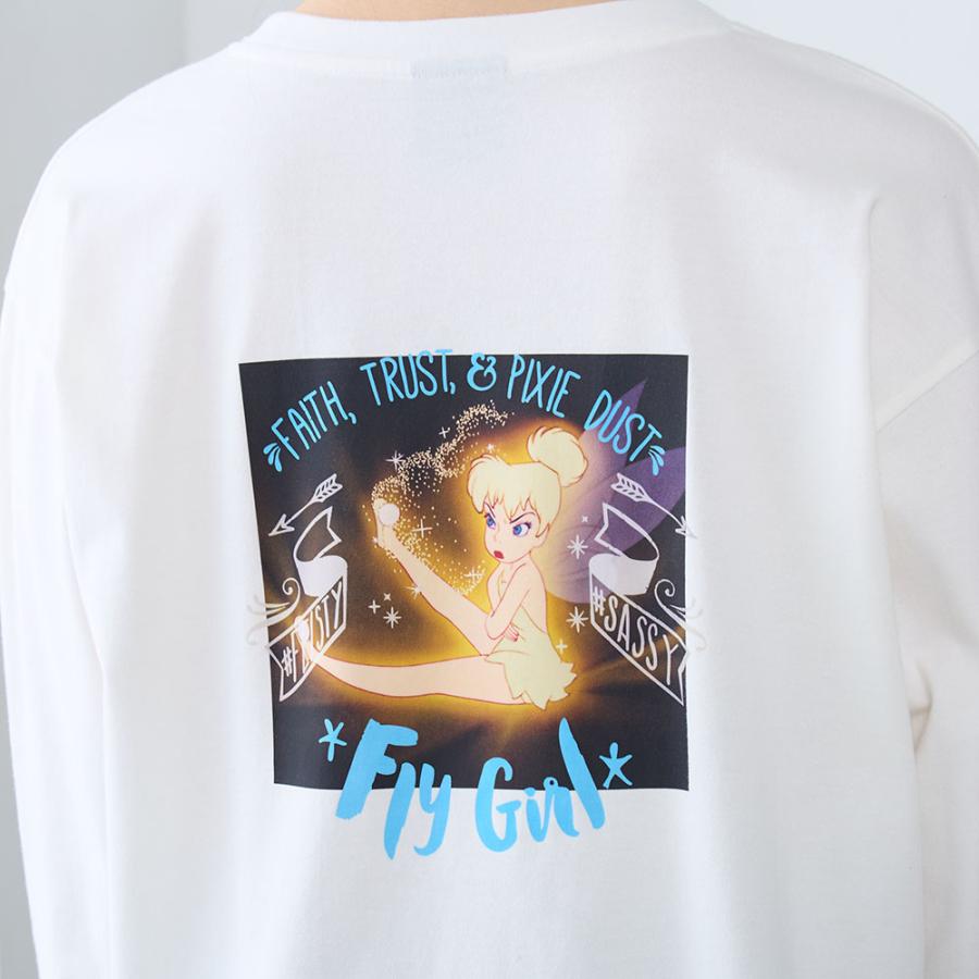 日本未発売海外ディズニー限定レディース総柄長袖トップス Disney（ディズニー） tシャツ ユニセックス 長袖 トップス レディース