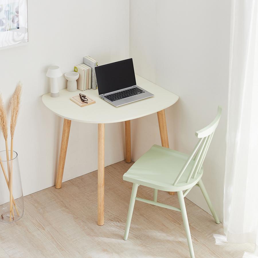 ベルメゾン（BELLE MAISON） テーブル pcデスク 80cm ダイニング