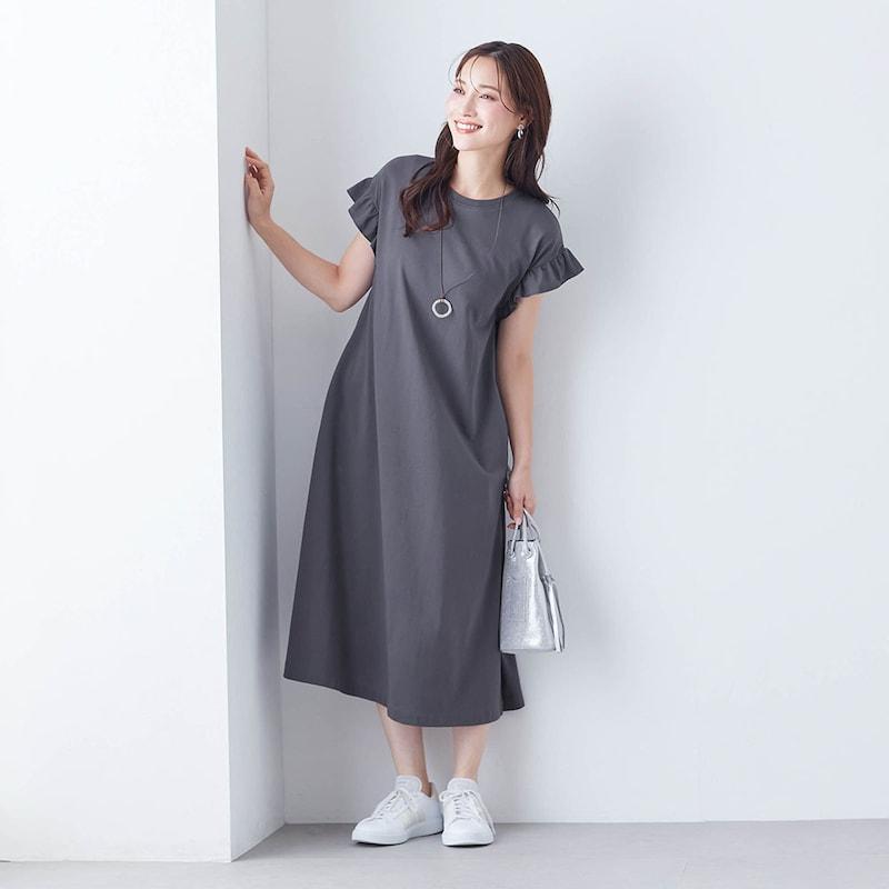 ベルメゾン（BELLE MAISON） ワンピース レディース 半袖 ワンピ サラ