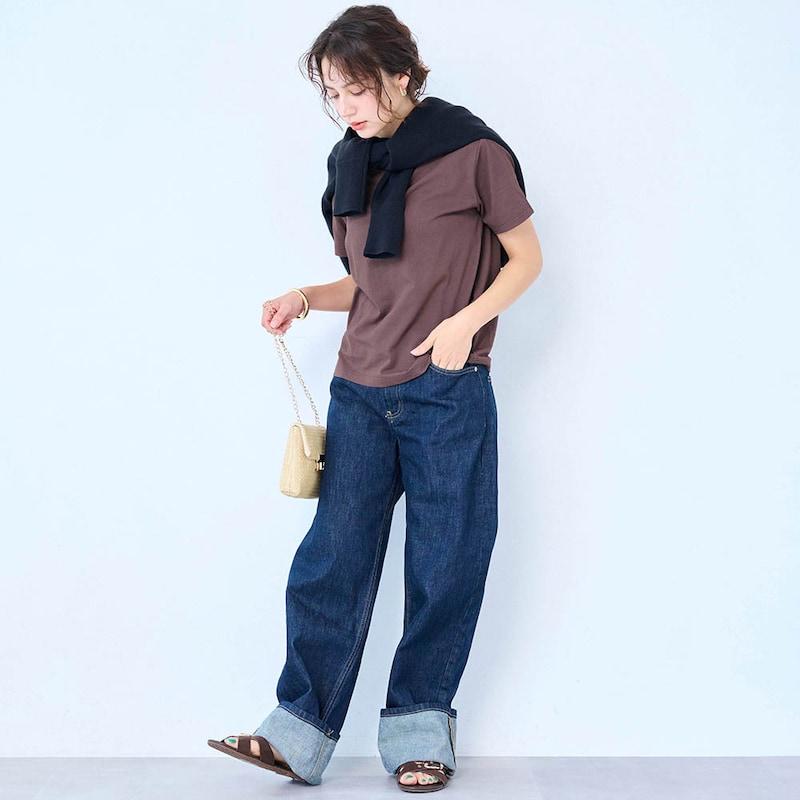 ベルメゾン（BELLE MAISON） tシャツ レディース 半袖 トップス サラ