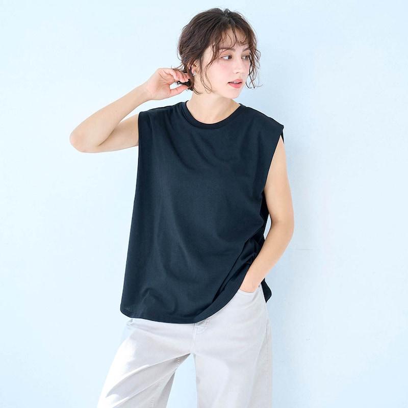 ベルメゾン（BELLE MAISON） tシャツ レディース ノースリーブ