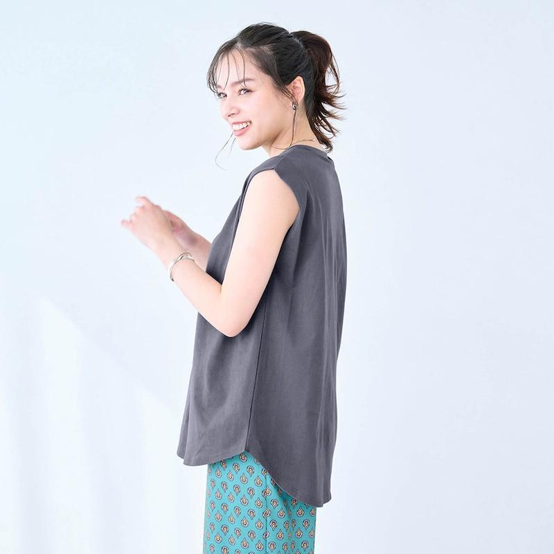 ベルメゾン（BELLE MAISON） tシャツ レディース ノースリーブ