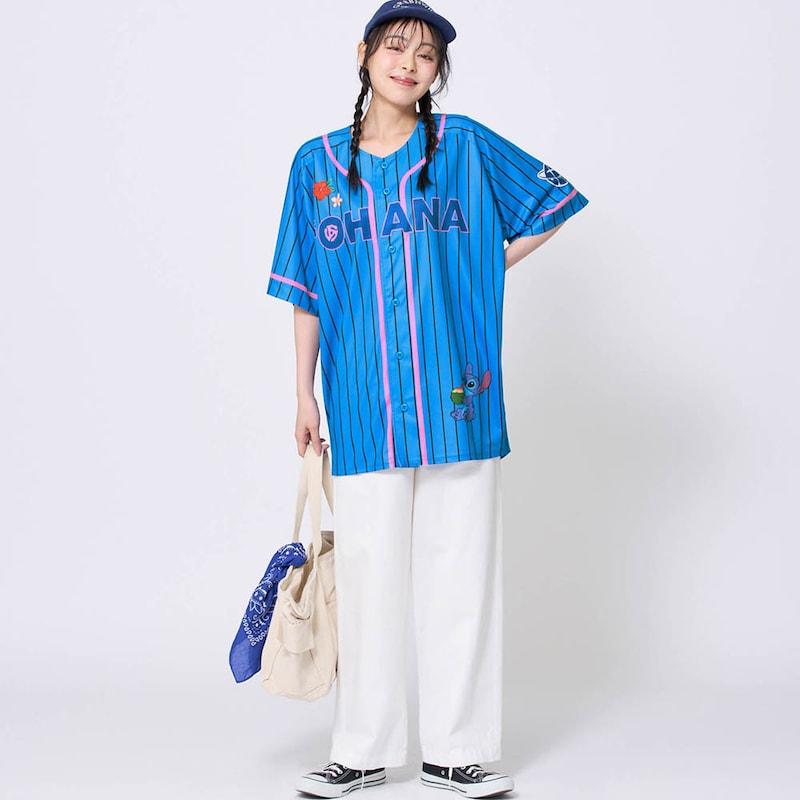 Disney（ディズニー） シャツ ベースボールシャツ レディース トップス