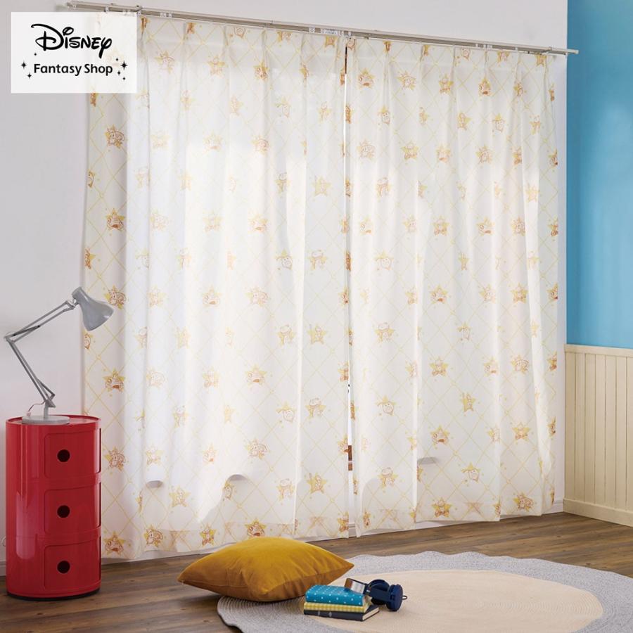 Disney（ディズニー） カーテン レースカーテン 2枚組 レース UVカット
