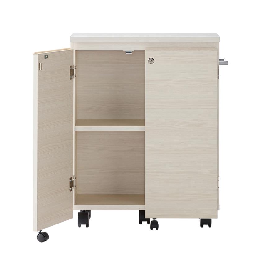 セレクトショップ 収納ワゴン ２個 洋服 収納ラック 食器棚 店舗什器 本棚 ベルメゾン（BELLE MAISON） 収納ワゴン 同人誌収納 ワゴン キャスター