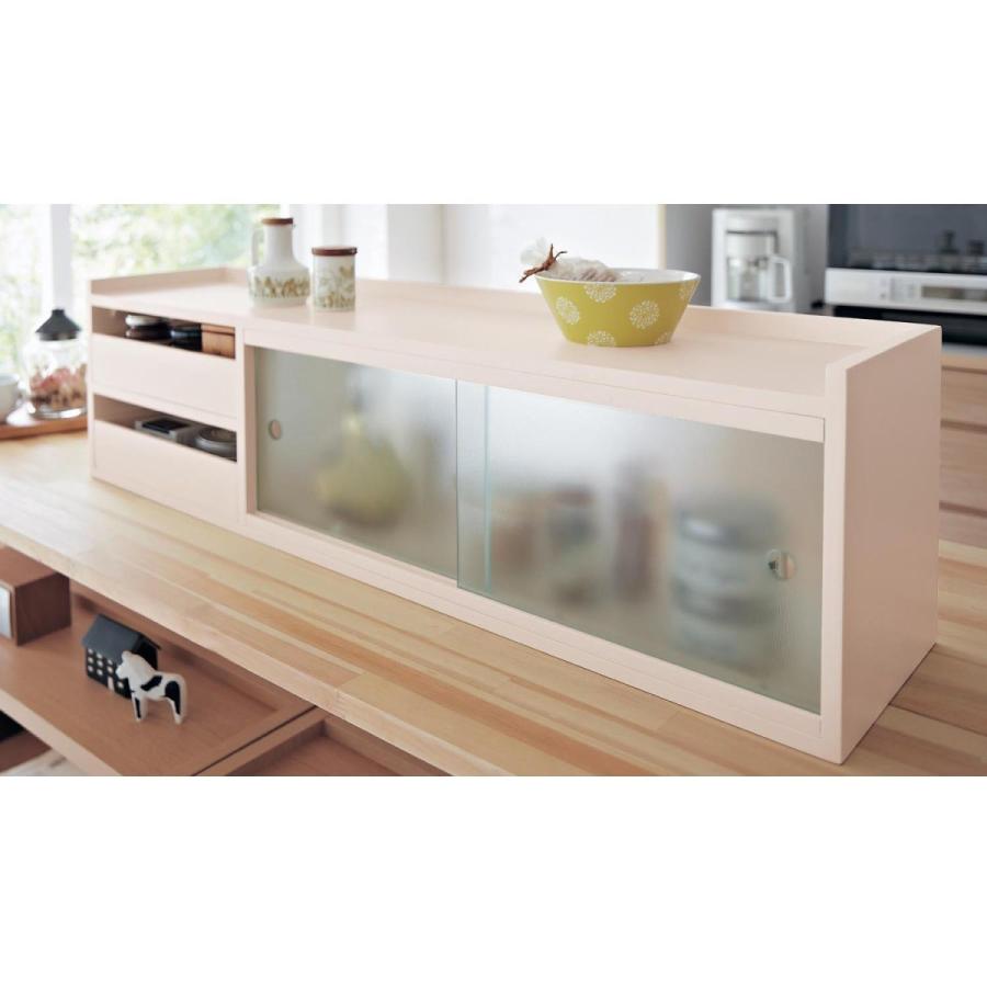 カウンター上収納 ボックス 収納 引き出し キッチン カウンター 上 棚 小物 ナチュラル C ベルメゾン Paypayモール店 通販 Paypayモール