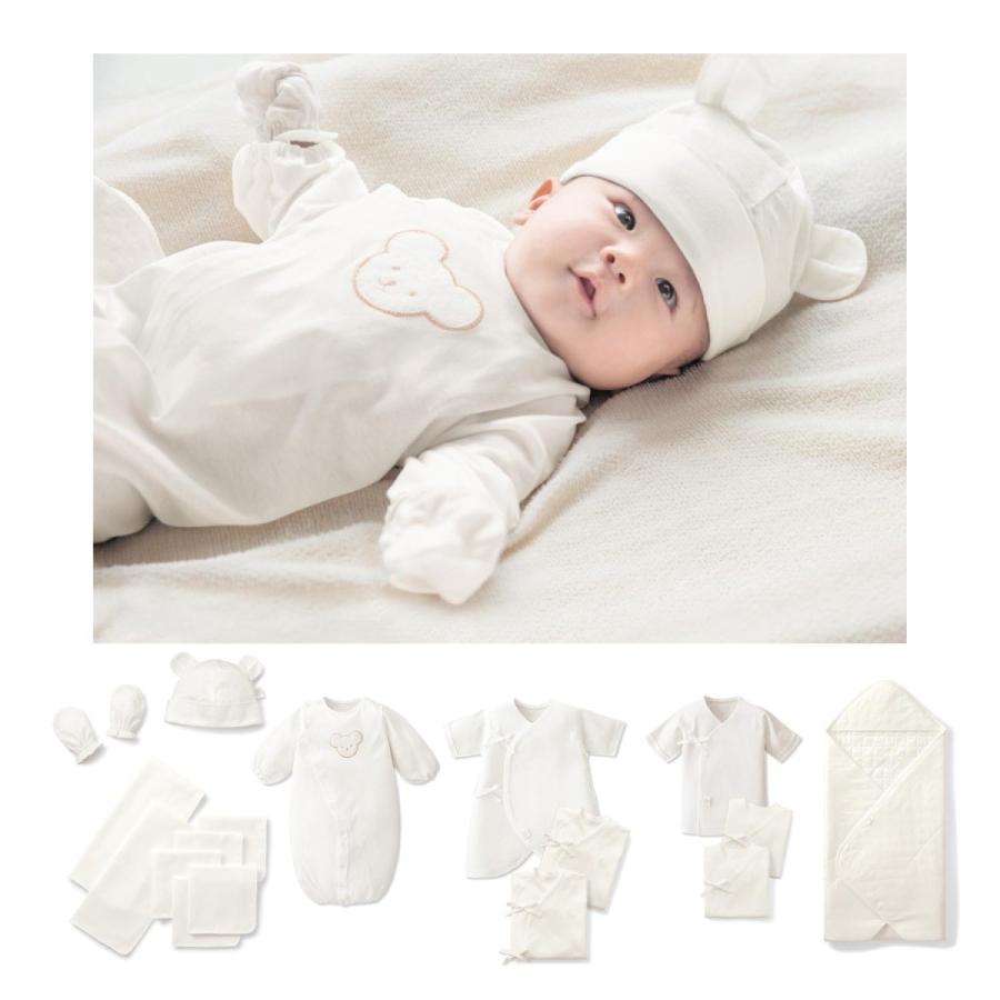 ベビー服 ツーウェイドレス 新生児肌着17点セット ギフト 出産祝い 日本製 新生児 ベビー 肌着 服 春夏用 50 70 ベルメゾン Paypayモール店 通販 Paypayモール