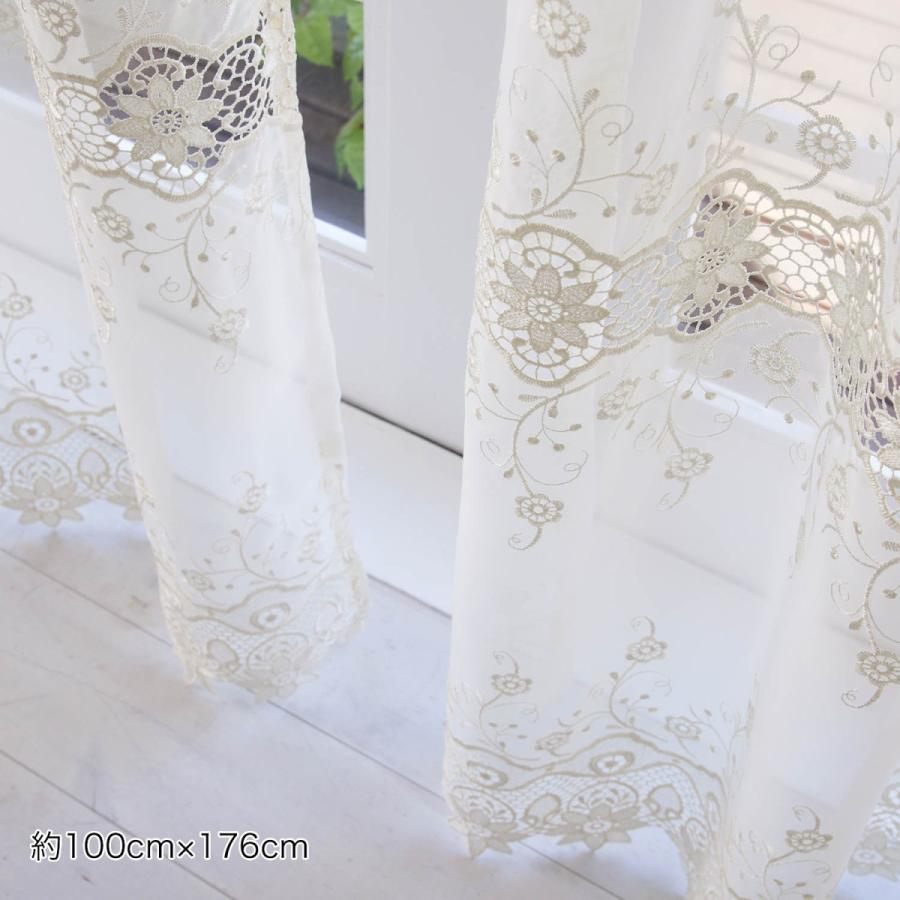 海外輸入 カーテン 安い おしゃれ レースカーテン トルコ刺繍レースカーテン 約100 1枚 約100 108 1枚 約100 118 1枚 約100 133 1枚 数量限定 特売 Fawcamiones Ec