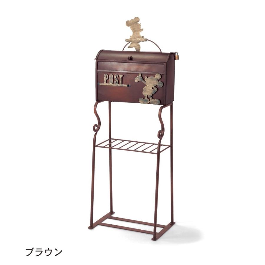 郵便ポスト ディズニー スタンドポスト ブラウン ベルメゾン Paypayモール店 通販 Paypayモール