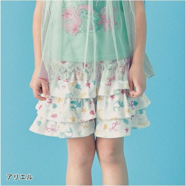 全品送料無料 フリルパンツ ショート パンツ ディズニー 柄 通園 通学 おしゃれ かわいい 子供 服 こども キッズ 女の子 アリエル 90 100 110 1 130 140 Materialworldblog Com