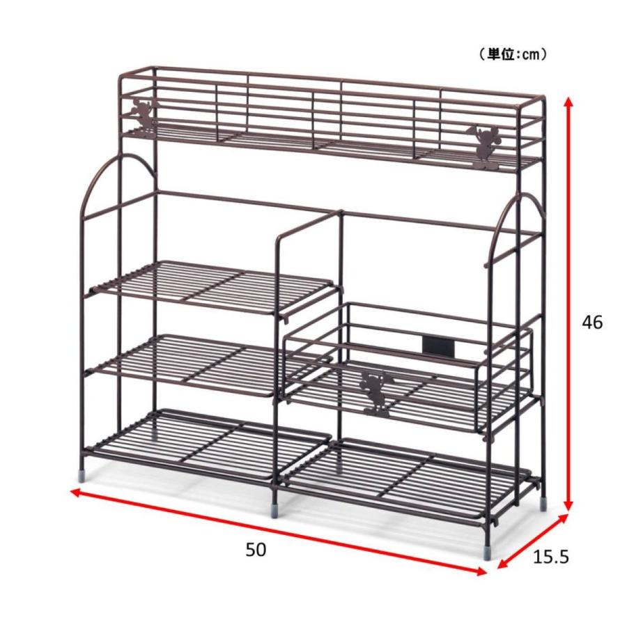 数量限定セール ラック 収納 キッチン コンロ 調味料 隙間収納 ディズニー ミッキー おしゃれ ワイド Materialworldblog Com