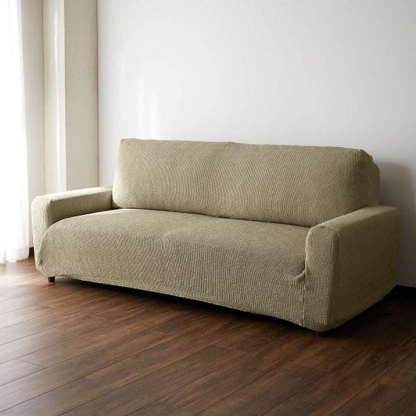 海外輸入 ベルメゾンデイズ リネン混撥水フィットソファーカバー ベージュタオルケット やわらかい ふっくら ボリューム ケット 日本製 輝く高品質な Epicmountainbike Com