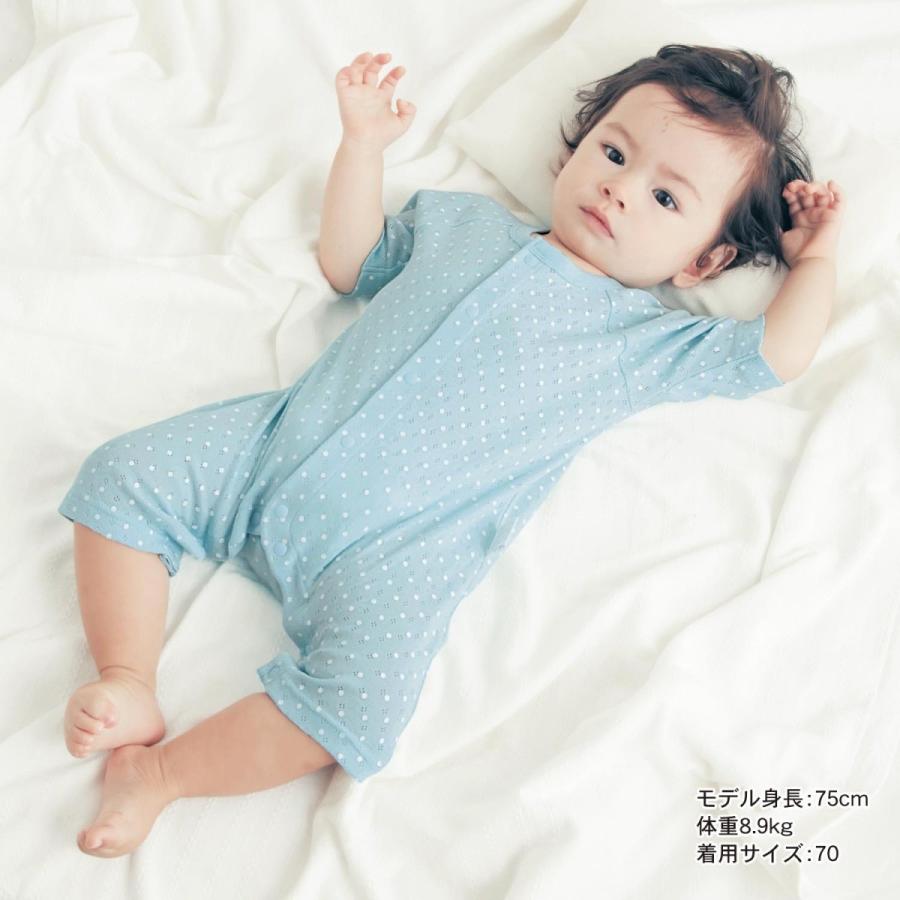 Gita ジータ フライスジャカード七分袖カエルロンパース 前開き ベビー肌着 ベビーピンク ６０ ベルメゾン Paypayモール店 通販 Paypayモール