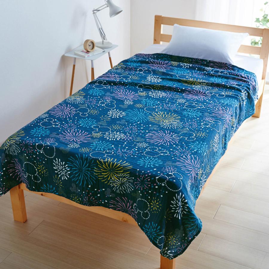 ディズニー 綿１００ の４重ガーゼケット 選べるキャラクター ミッキーモチーフ シングル ベルメゾン Paypayモール店 通販 Paypayモール