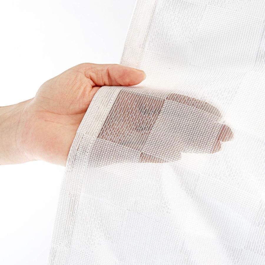 カーテン 安い おしゃれ のれん カフェカーテン 市松柄のワイドレースロングのれん カラー ベルメゾン Paypayモール店 通販 Paypayモール