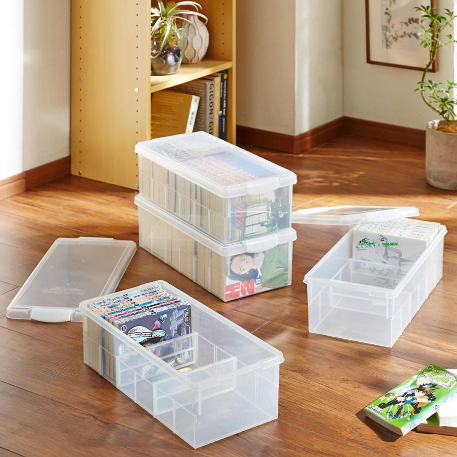 仕切り板付き コミック収納ケース４個セット ベルメゾン Paypayモール店 通販 Paypayモール