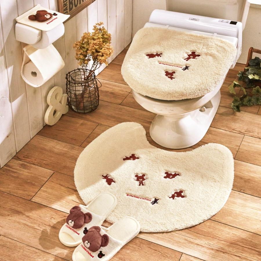 トイレマット くまのがっこう ジャッキー 洗える すべりにくい かわいい おしゃれ ピンク マットのみ ベルメゾン Paypayモール店 通販 Paypayモール
