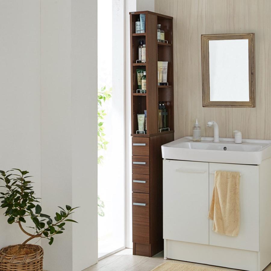 チェストラック ランドリーラック 隙間 収納 棚 洗面所 サニタリー 洗濯 ランドリー 省スペース 組立 ホワイト 幅25 ベルメゾン Paypayモール店 通販 Paypayモール