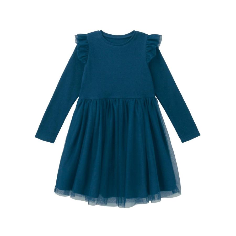 切替えワンピース チュール 無地 フリル フォーマル セレモニー 入園 入学 卒園 卒業 おしゃれ かわいい 子供 服 こども キッズ 女の子 ワンピ ネイビー ベルメゾン Paypayモール店 通販 Paypayモール