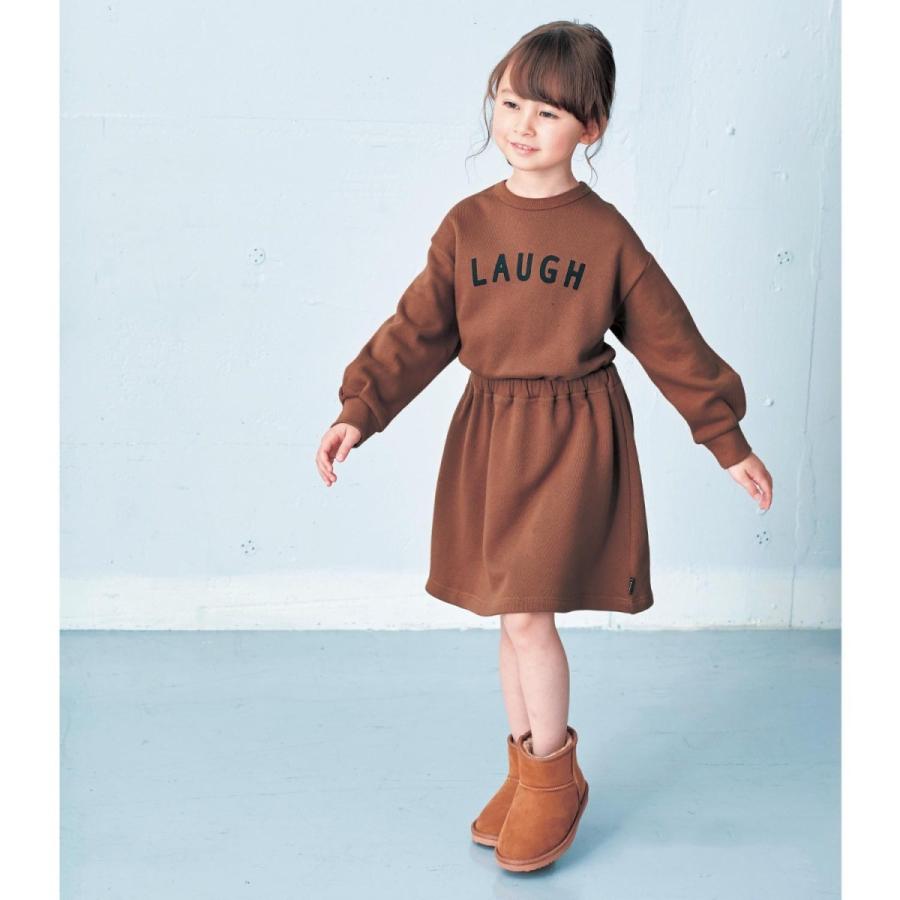 スウェットワンピース ワンピース 長袖 綿100 裏毛 無地 通園 通学 おしゃれ かわいい 子供 服 こども キッズ 女の子 ワンピ ジータ Gita キャラメル ベルメゾン Paypayモール店 通販 Paypayモール