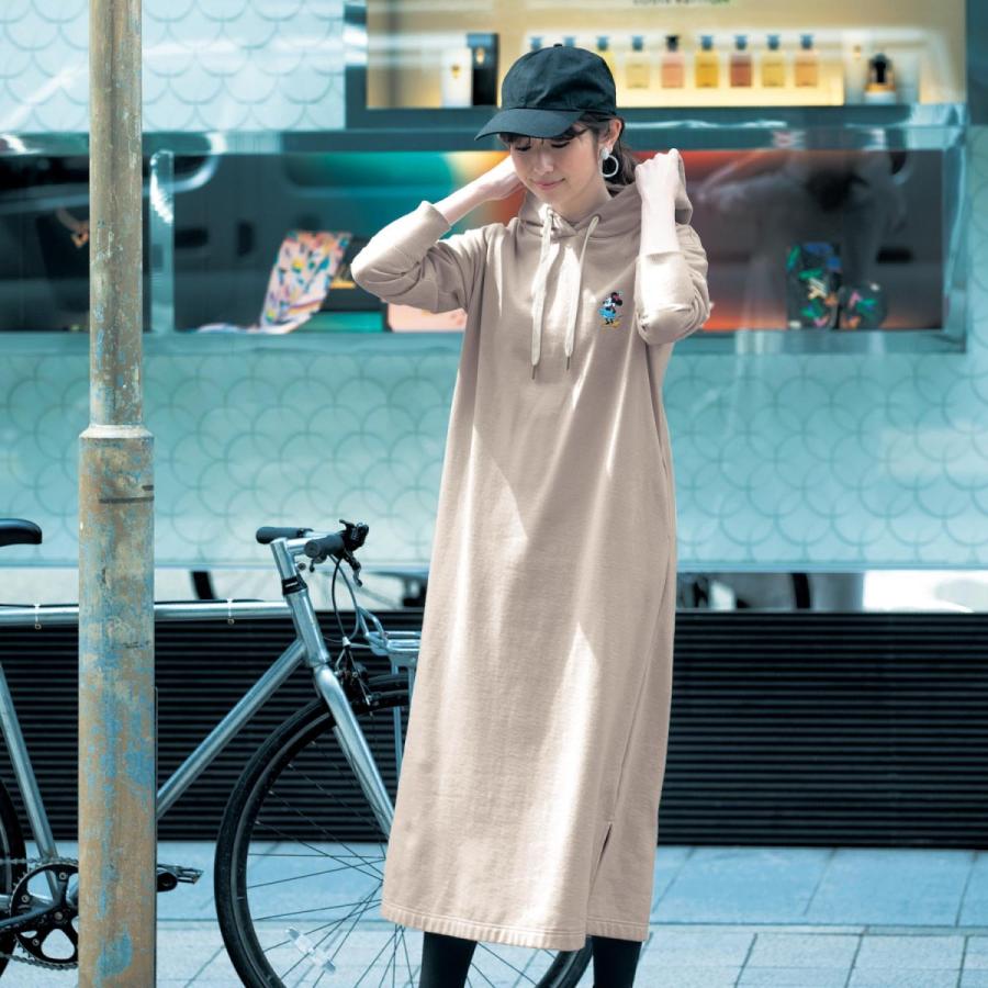 ディズニー ロングパーカワンピース 選べるキャラクター くまのプーさん チャコールグレー系 M L Ll 3l ベルメゾン Paypayモール店 通販 Paypayモール