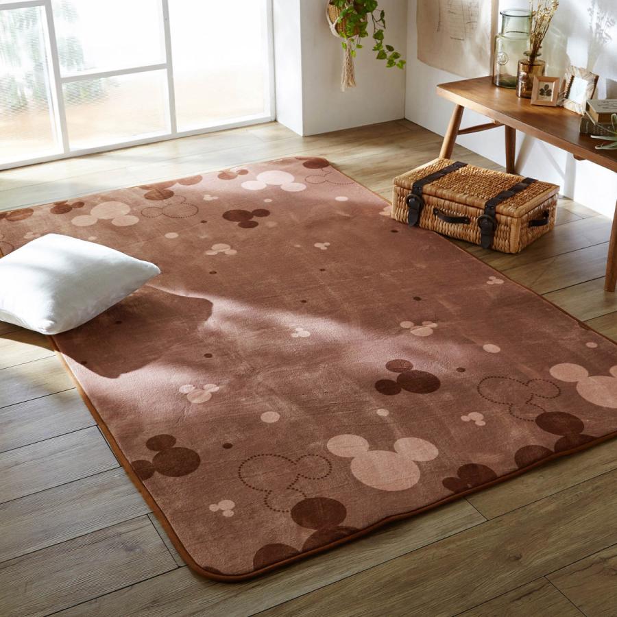 ディズニー マイクロファイバーの撥水低反発ウレタンラグ ミッキーモチーフ 約0 0 ベルメゾン Paypayモール店 通販 Paypayモール