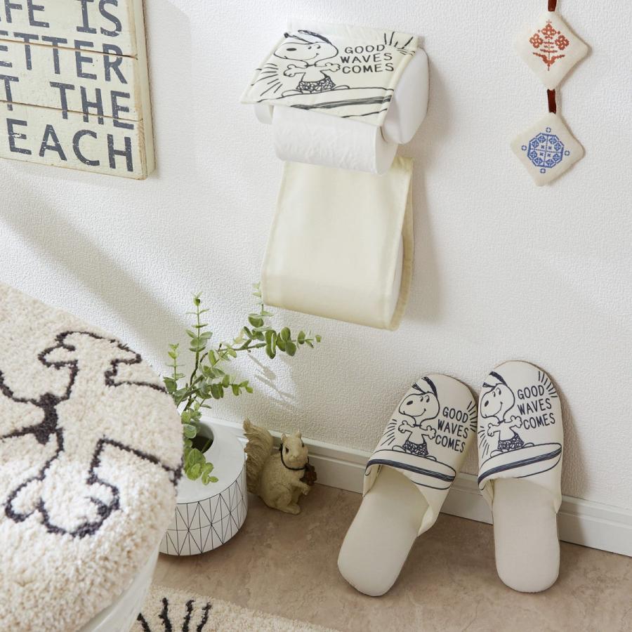 スヌーピーのサーフ柄 トイレスリッパ アイボリー スリッパ ベルメゾン Paypayモール店 通販 Paypayモール