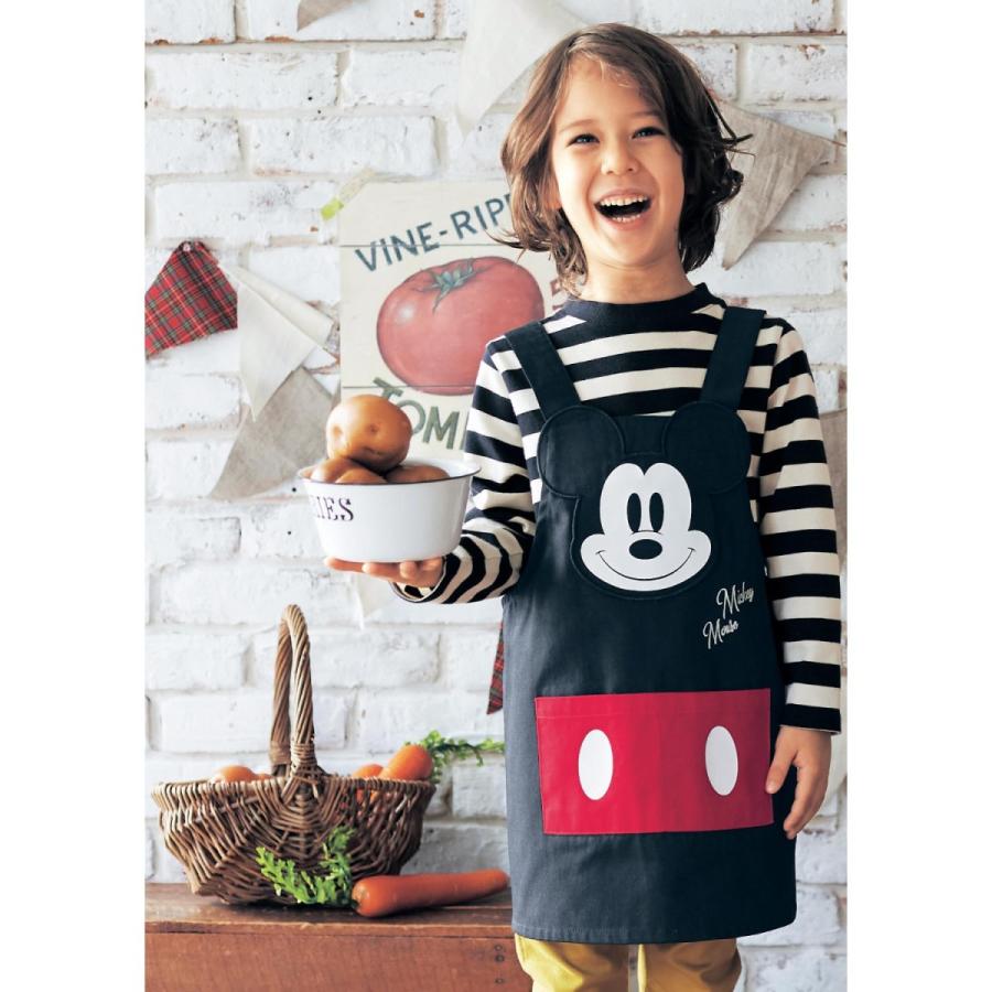 ディズニー ビッグフェイスエプロン 選べるキャラクター 110 1 期間限定送料無料 ミッキーマウス 1 130