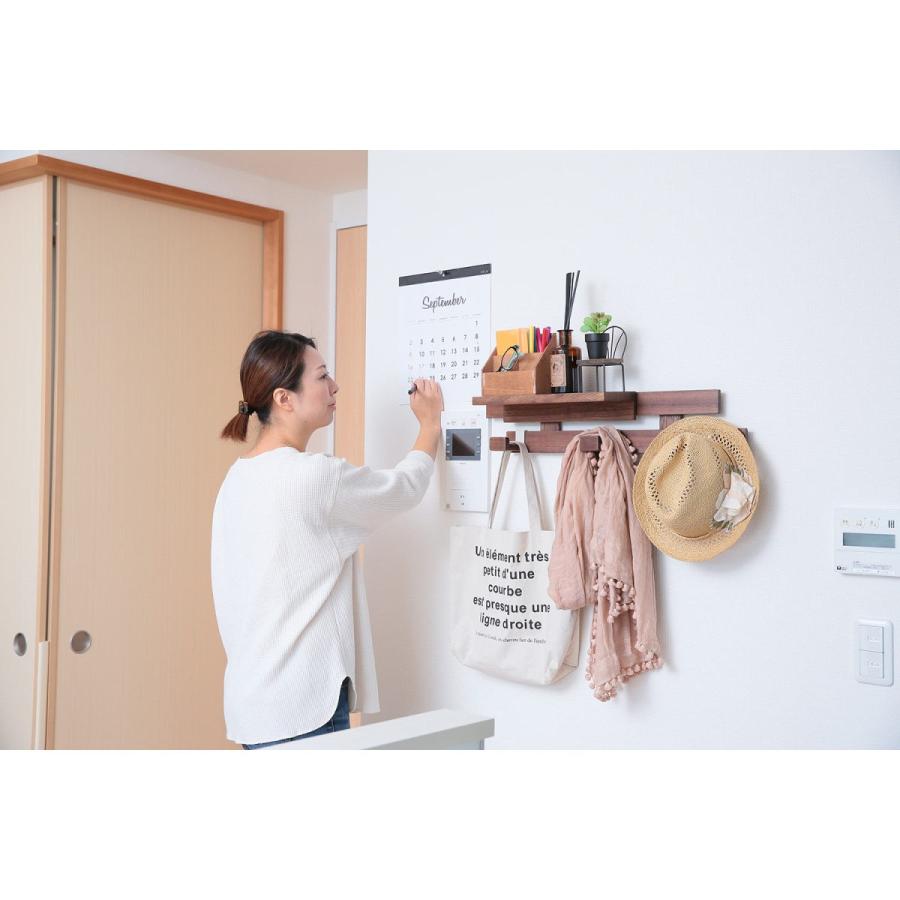 国産 壁にかけられるフック付き桐すのこラック ナチュラル B 激安ブランド Wolbergstudio Com