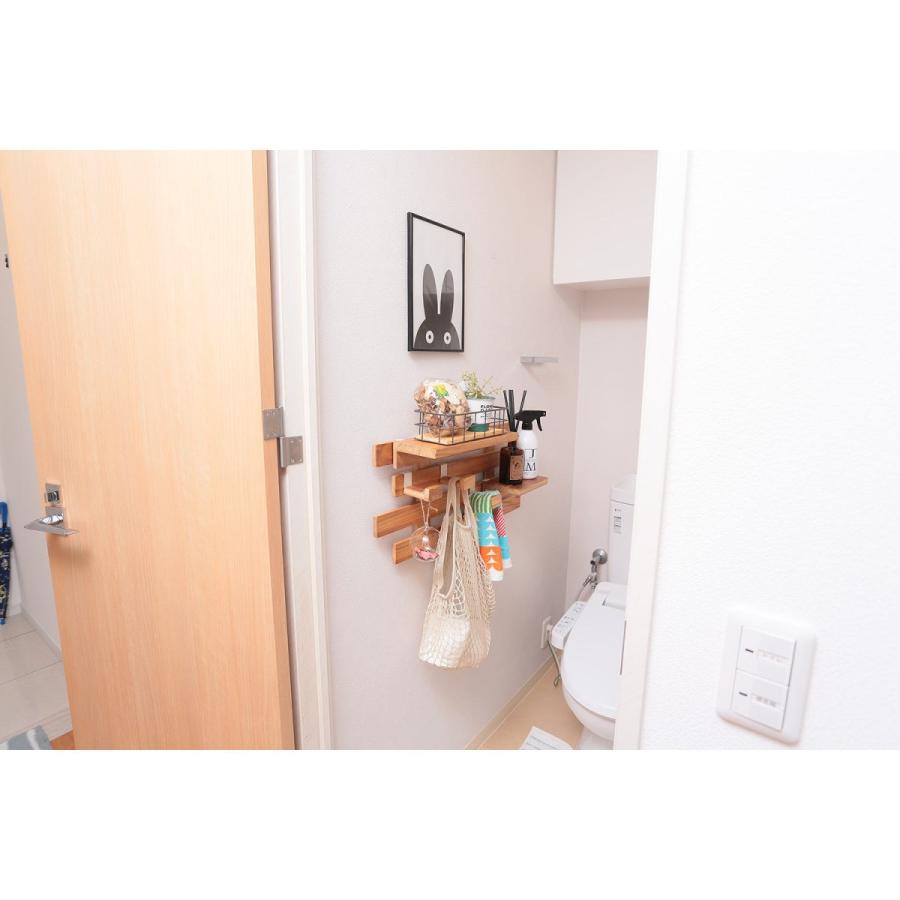 国産 壁にかけられるフック付き桐すのこラック ナチュラル B 激安ブランド Wolbergstudio Com