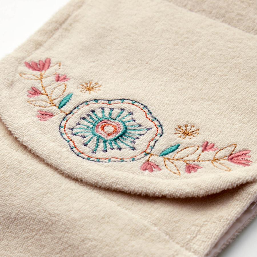 ミニラボ トイレットペーパーホルダーカバー スリッパセット 刺繍のようなお花畑 ベルメゾン Paypayモール店 通販 Paypayモール