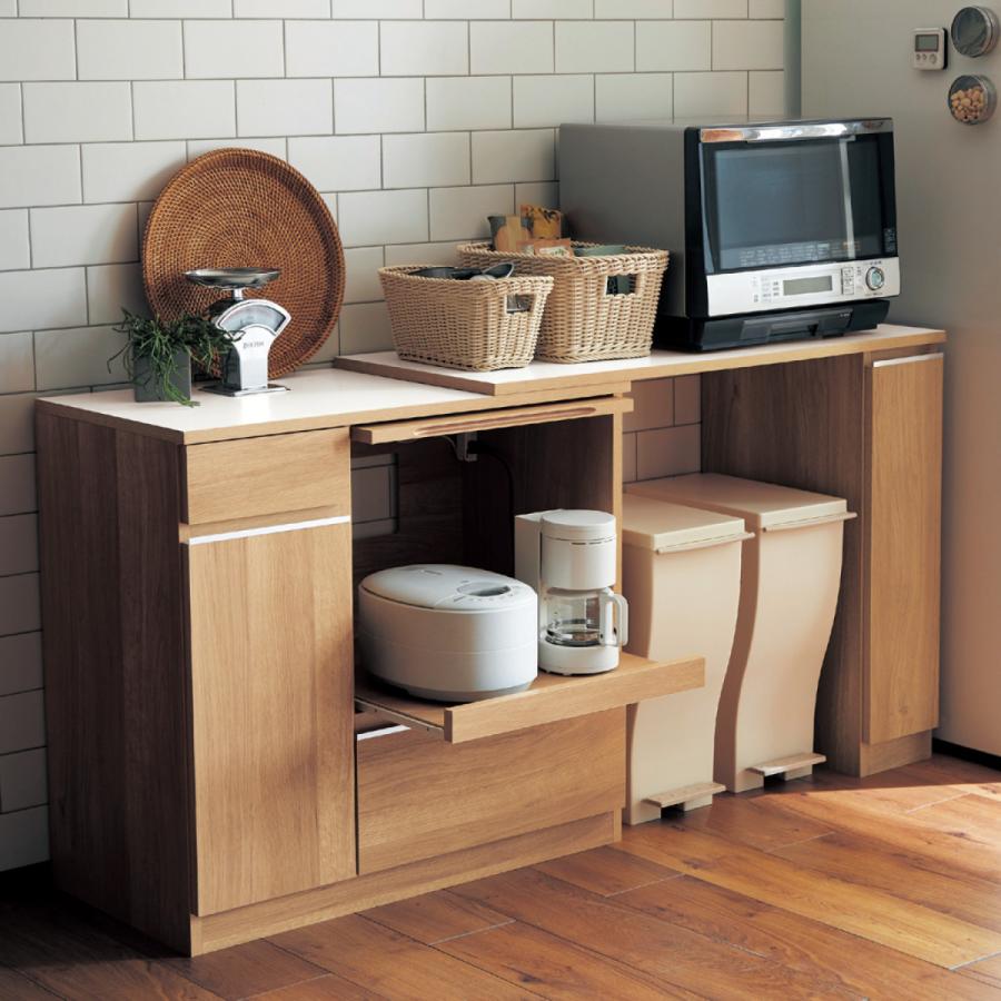 スライドキッチンカウンター 送料無料新品 ホワイト B 110 170