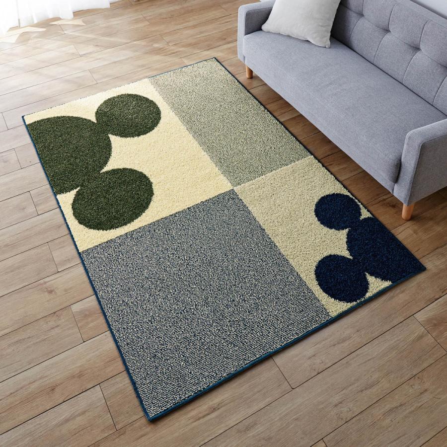 最先端 ディズニー 抗菌防臭 防ダニ基布使用のブロックデザインラグ ミッキーモチーフ 約190 190 ベルメゾン Paypayモール店 通販 Paypayモール 人気ブランド Epicmountainbike Com