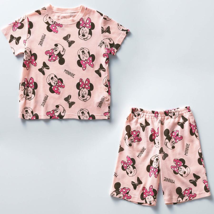 ディズニー 夏快適メッシュパジャマ 選べるキャラクター ミニーマウス 総柄 90 100 110 1 130 140 ベルメゾン Paypayモール店 通販 Paypayモール