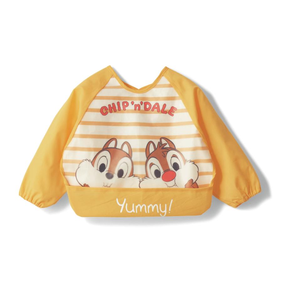 ディズニー 防水お食事エプロン 袖ありタイプ 選べるキャラクター チップ デール F Nanshin Co