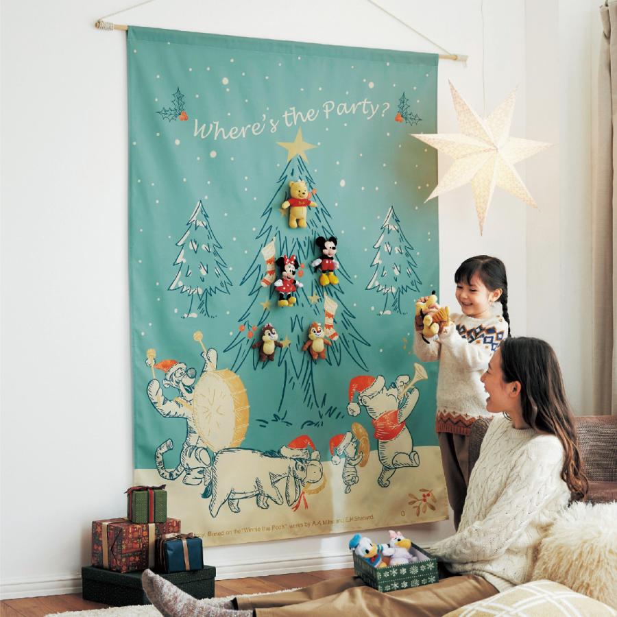 ディズニー ぬいぐるみをつけても可愛い クリスマスタペストリー 選べるキャラクター くまのプーさん S ベルメゾン Paypayモール店 通販 Paypayモール