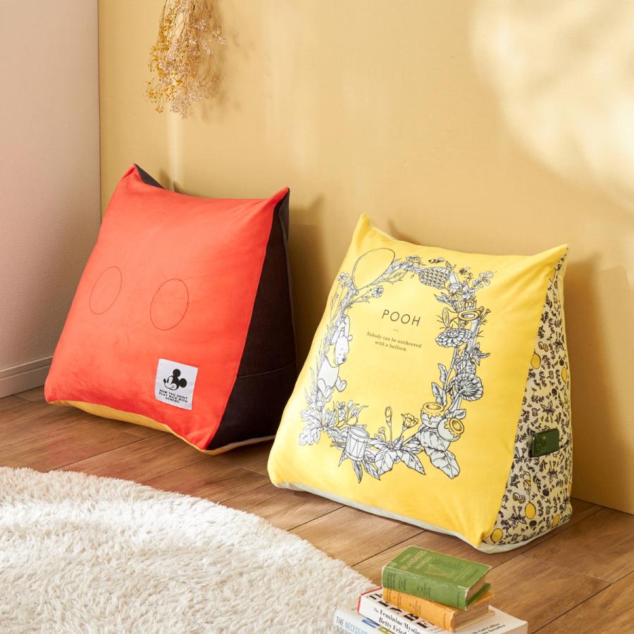ディズニー 三角型ビーズクッション 選べるキャラクター くまのプーさん ベルメゾン Paypayモール店 通販 Paypayモール