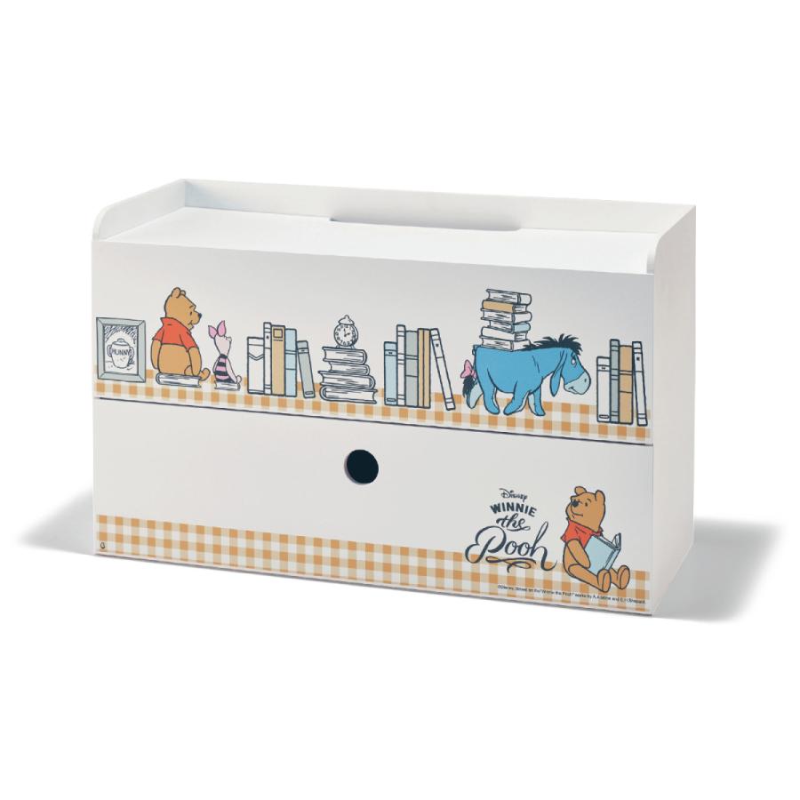 ディズニー 引き出し付きコード タップボックス 選べるキャラクター プー フレンズ ケーブルボックス カラー プー フレンズ