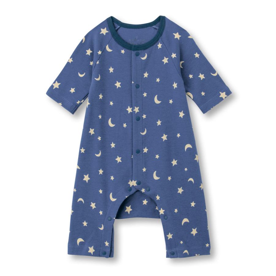 年末年始大決算 なめらかスムース七分袖前開きカエルロンパース オフホワイト花 60 70 801 3円 Aynaelda Com