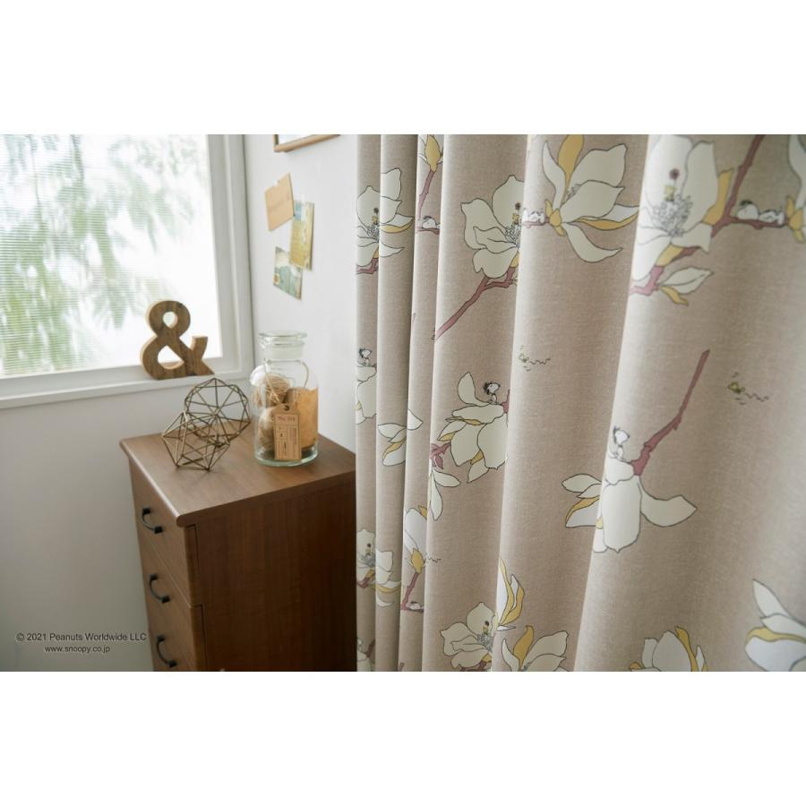 スヌーピー プリント遮光カーテン マグノリアパーク パープル 約100 135 2枚 G 001 ベルメゾン Yahoo ショッピング店 通販 Yahoo ショッピング